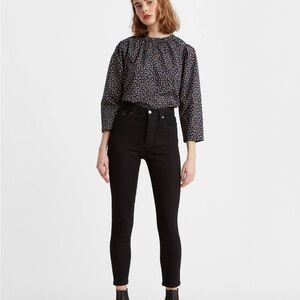 Levi’s wedgie fit black jeans